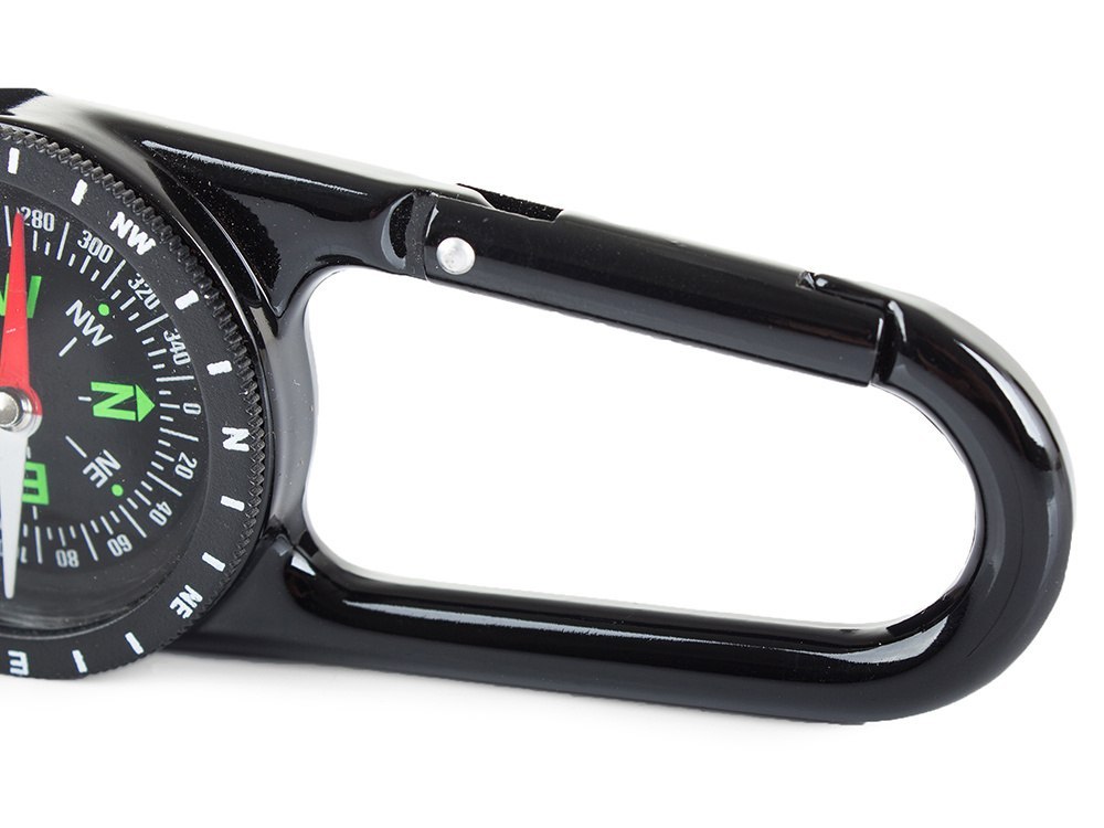 WYPRAWA KOMPAS METAL BUSOLA TURYSTA KARABIŃCZYK ZAPNIJ DO PLECAKA